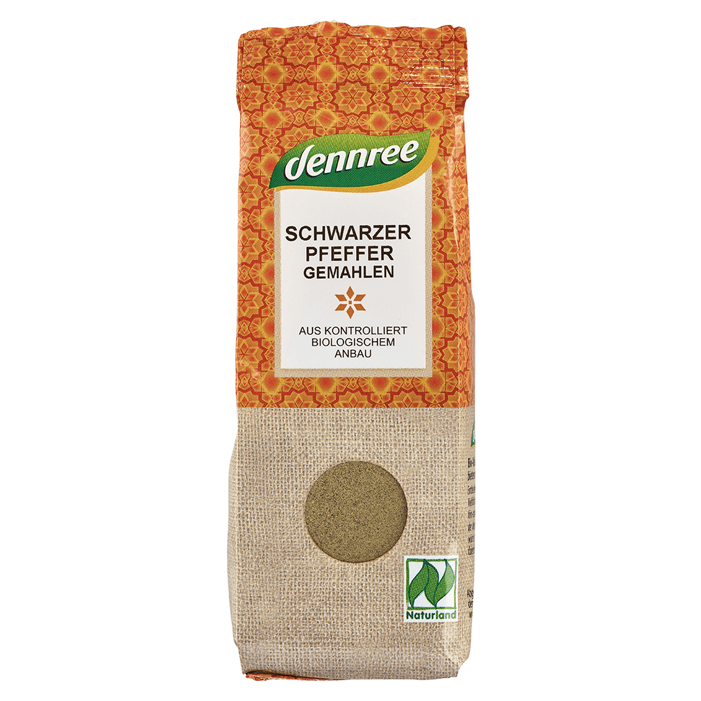 Bio Schwarzer Pfeffer gemahlen, 65g