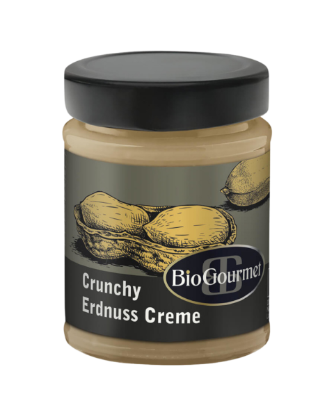 BioGourmet Bio Crunchy Erdnuss Creme, 250g