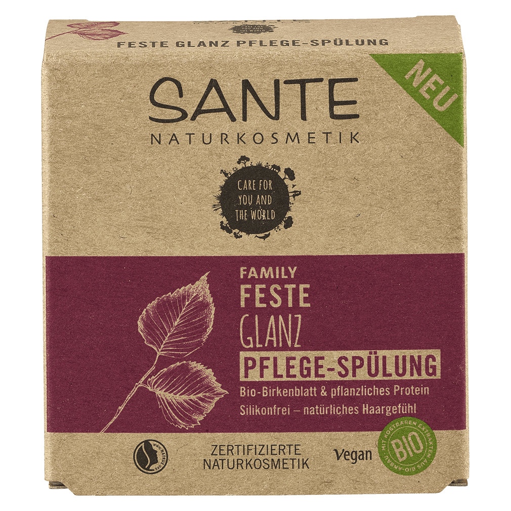 bei von Pflege-Spülung Feste Naturkosmetik Sante Glanz