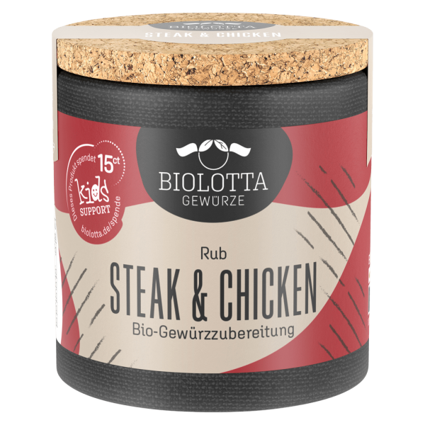 BIOLOTTA Bio Steak und Chicken Rub Gewürzzubereitung