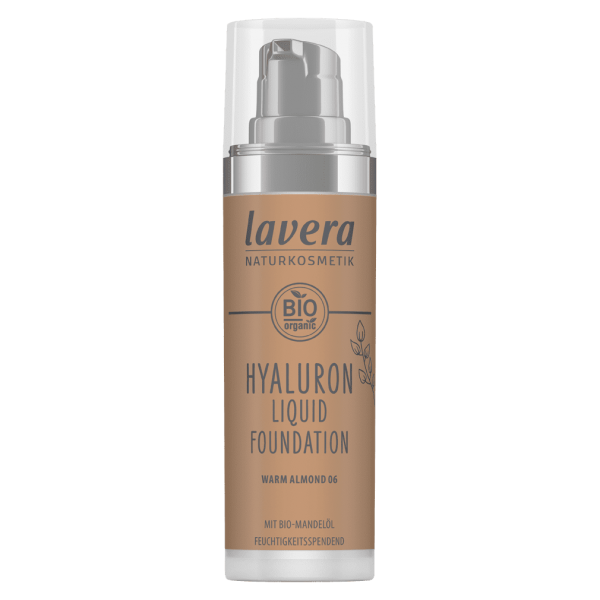 Lavera Hyaluron Liquid Foundation, Warm Almond 06