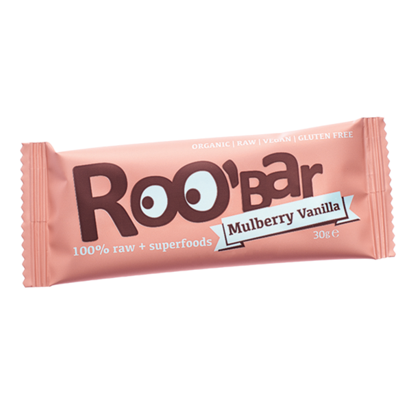 Roobar Bio Maulbeere-Vanille Riegel