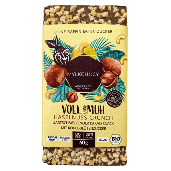 MYLKCHOCY VOLL OHNE MUH Haselnuss Crunch