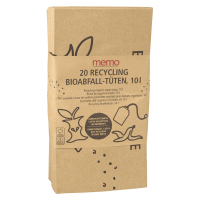 Memo Bioabfall Kompostbeutel 10 ltr Memo Bioabfall Kompostbeutel 10 ltr