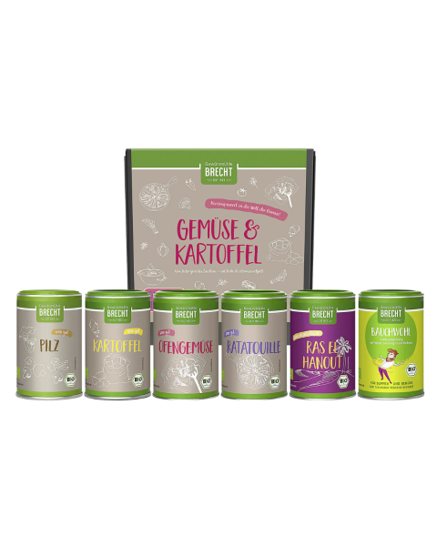 Gewürzmühle Brecht Bio Geschenkbox Gemüse &amp; Kartoffel