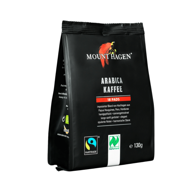 Mount Hagen Bio Kaffeepads 18x7gr