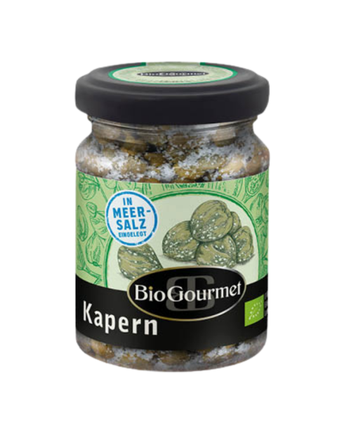 BioGourmet Bio Kapern in Meersalz, 80g
