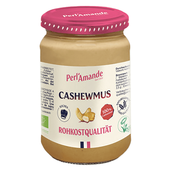 Perl&#039;Amande Bio Cashewmus Rohkostqualität