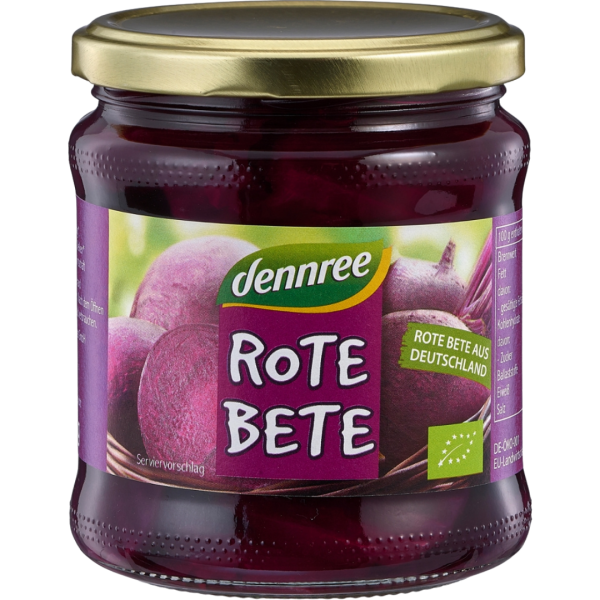 dennree Bio Rote Bete in Scheiben