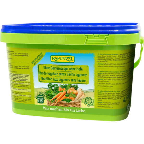Rapunzel Bio Klare Gemüsesuppe, ohne Hefe MHD 03.10.2025