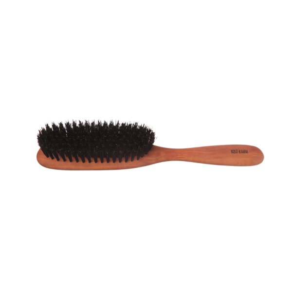 KOST KAMM Haarbürste, oval, Birnbaum harte Wildschweinborsten