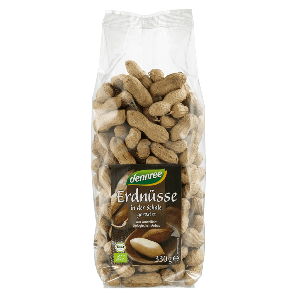 dennree Bio Erdnüsse in Schale geröstet