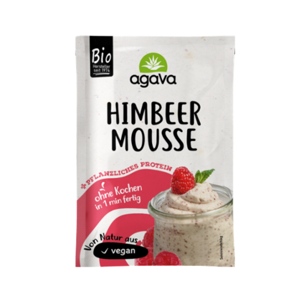 agava Bio Himbeer Mousse