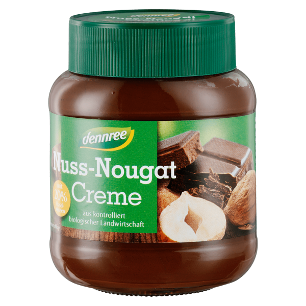 dennree Bio Nuss-Nougat-Creme mit 20% Haselnüssen