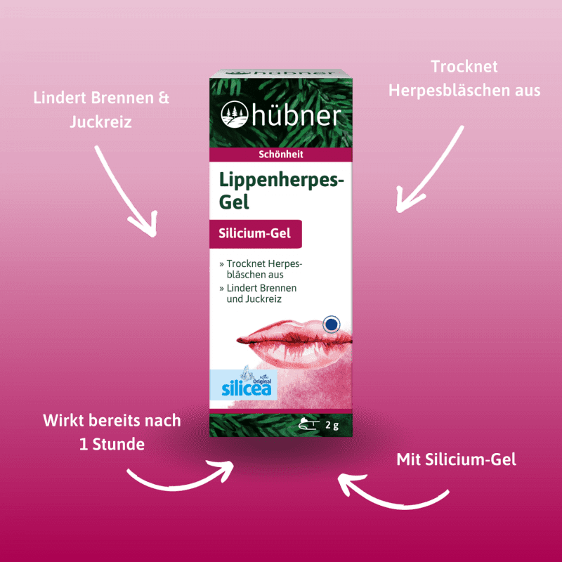 Silicea Lippenherpes-Gel von Hübner bei