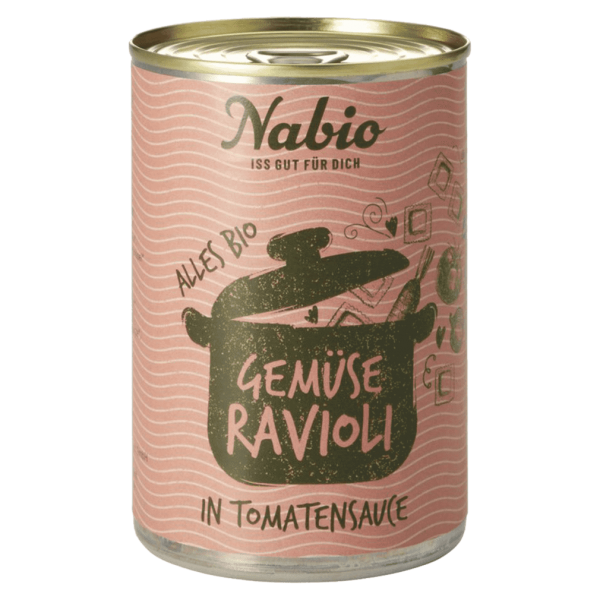 NAbio Bio Ravioli in Gemüse-Tomatensauce