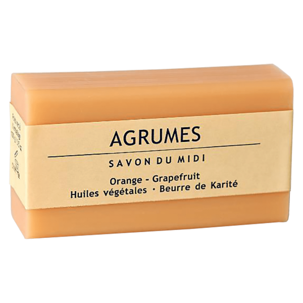 Savon Du Midi Karité-Seife Agrumes Orange-Grapefruit 100g