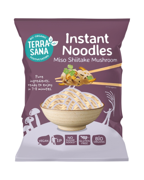 TerraSana Bio Instant-Nudeln Miso Shiitake-Pilz