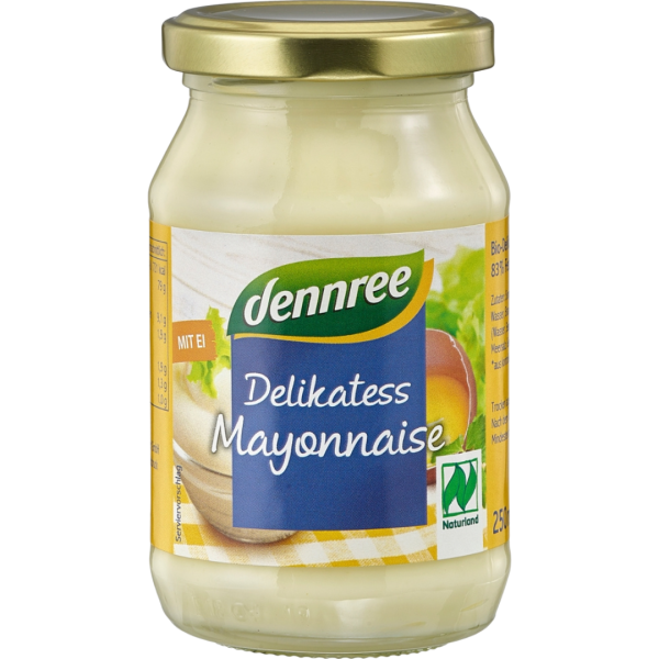 dennree Bio Delikatess Mayonnaise
