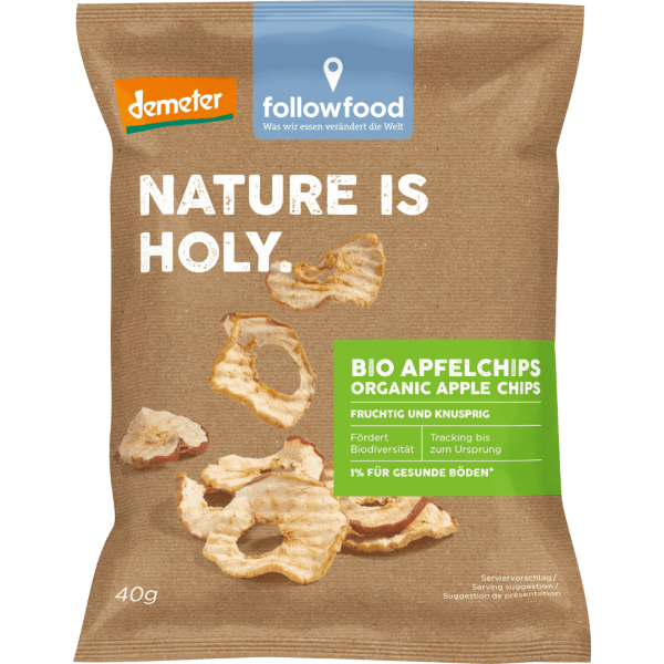 followfood Apfelchips natur