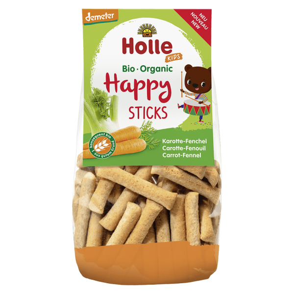 Holle Bio Happy Sticks Karotte Fenchel MHD 02.10.2023