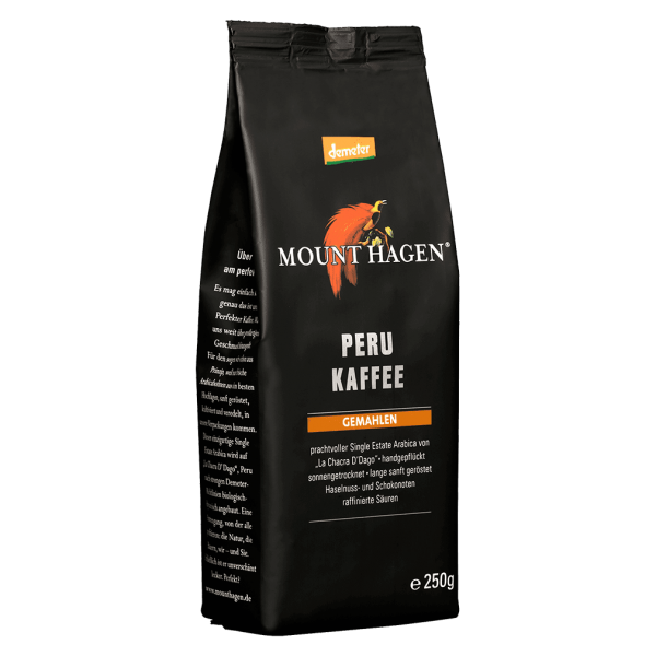 Mount Hagen Bio Röstkaffee Peru, gemahlen