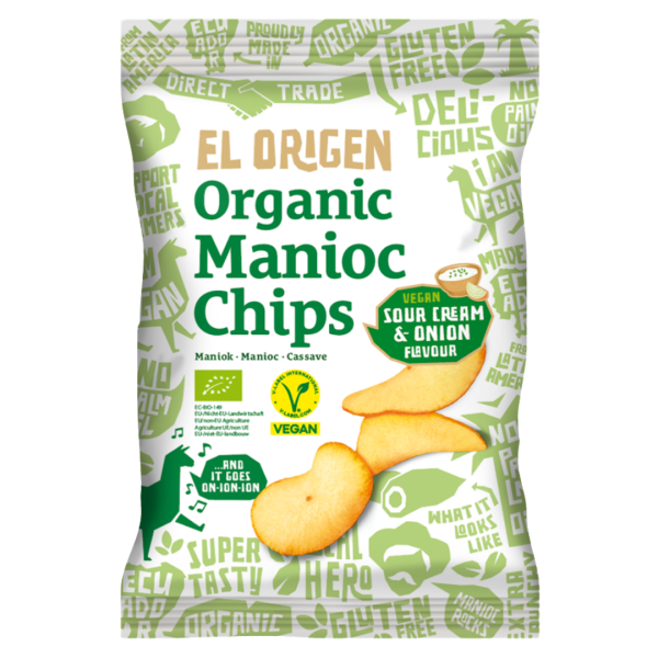 el Origen Bio Maniok Chips Sour Cream