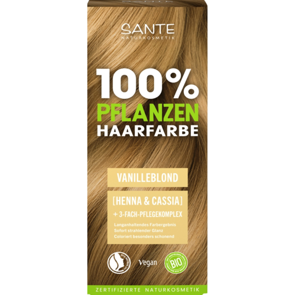 Sante Naturkosmetik Pflanzenhaarfarbe Vanilleblond
