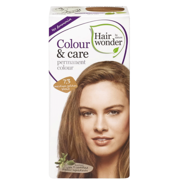 Hairwonder Farbe &amp; Pflege Mittleres Goldblond 7.3