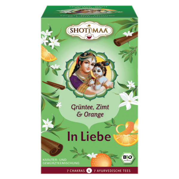Shotimaa Bio In Liebe Grüntee, Zimt & Orange