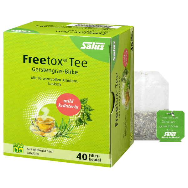 Salus Bio Freetox Tee Gerstengras Birke, 40 Btl.
