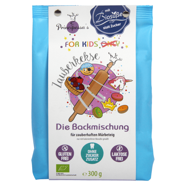 Genuss ohne Reue Bio Backmischung Principessa's Zauberkekse