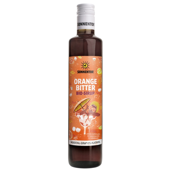 Sonnentor Bio Orange Bitter Sirup, 500 ml