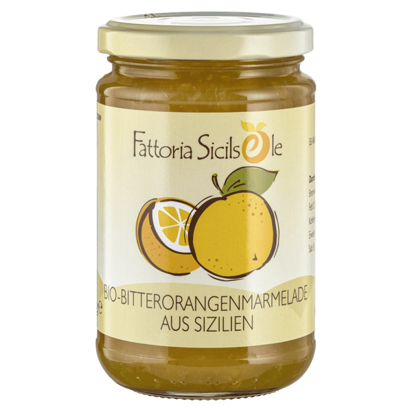 Fattoria Sicilsole Bio Bitterorangen Marmelade