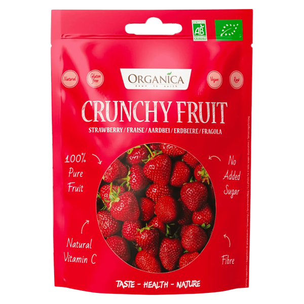 Organica Bio Crunchy Fruit, Erdbeeren