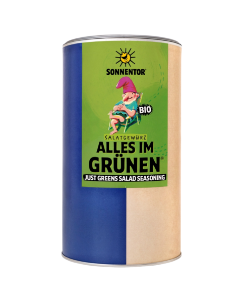 Sonnentor Bio Alles im Grünen® Salatgewürz 130 g, Gastrodose groß