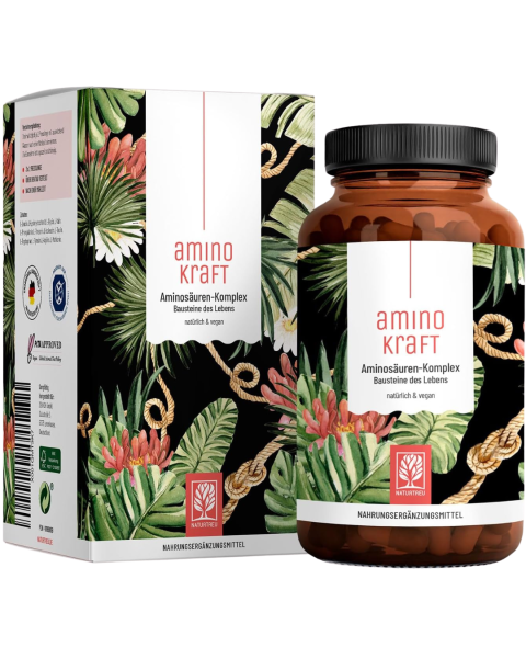 Naturtreu Aminokraft Aminosäuren-Komplex, 180 Kapseln