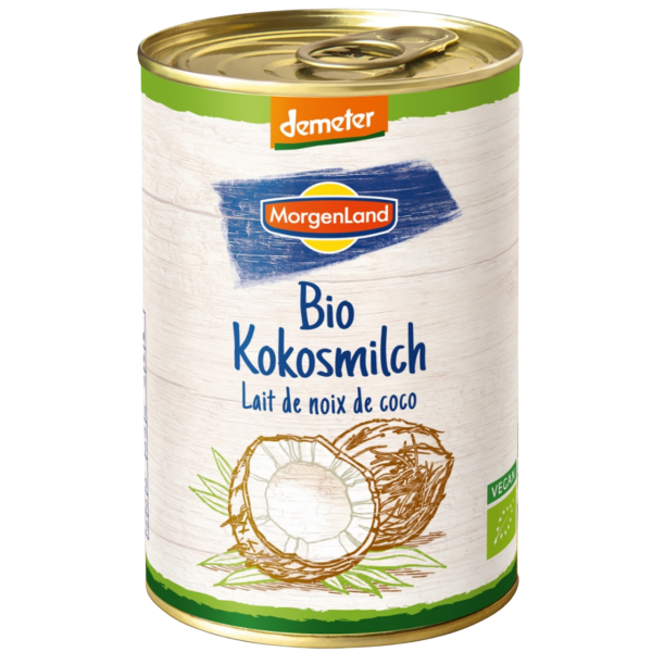 MorgenLand Bio Kokosmilch demeter, 400 ml