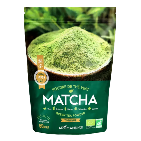 AROMANDISE Matcha-Grünteepulver, 50g