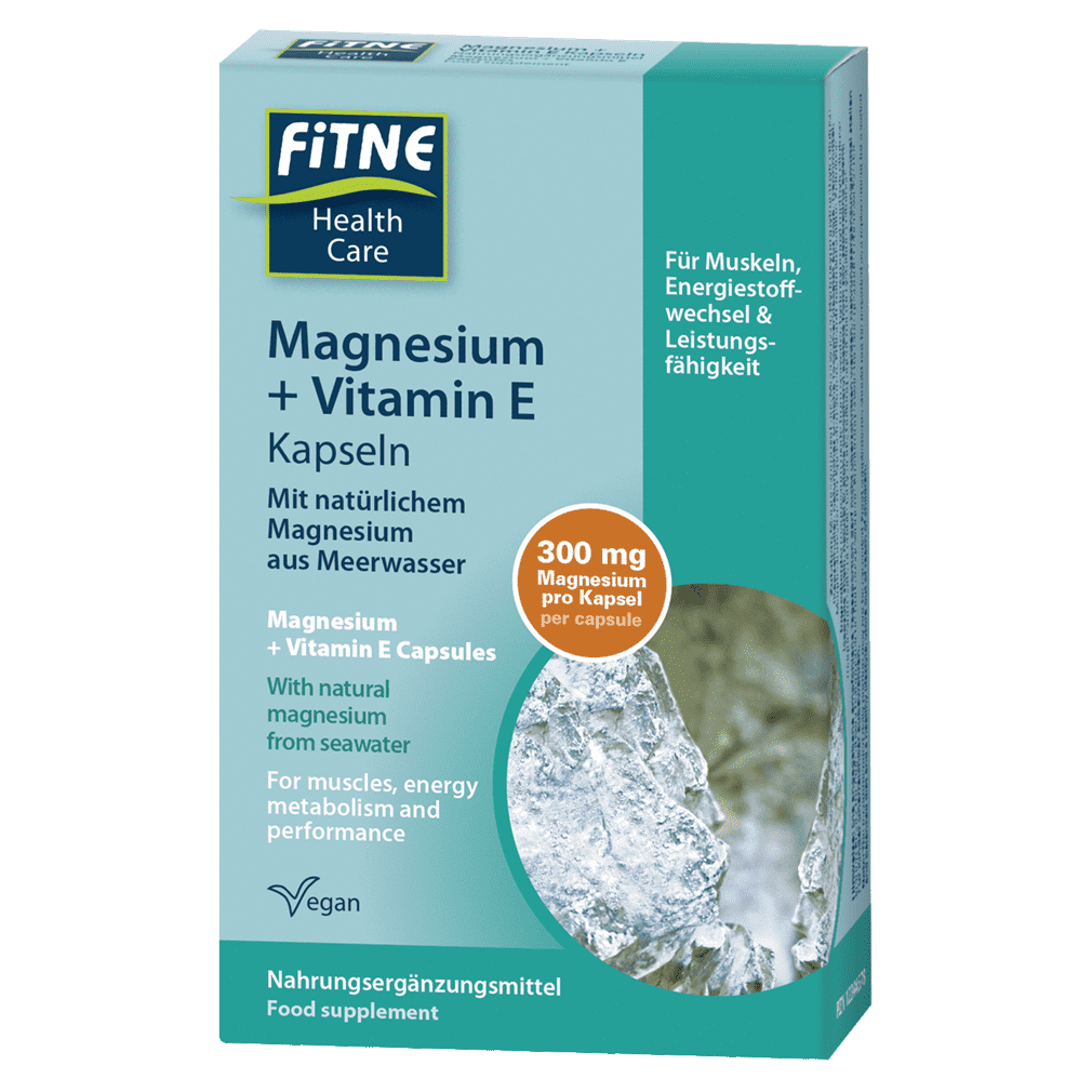 Magnesium + Vitamin E 60 Kapseln EVitamine Vitamine Gesundheit