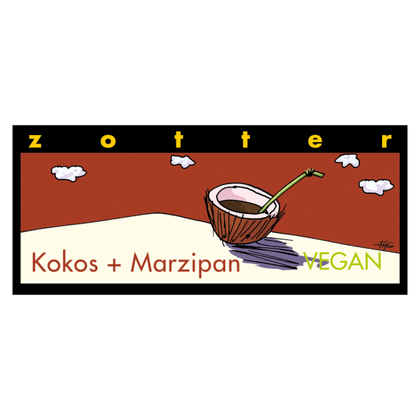 Zotter Bio Kokos + Marzipan