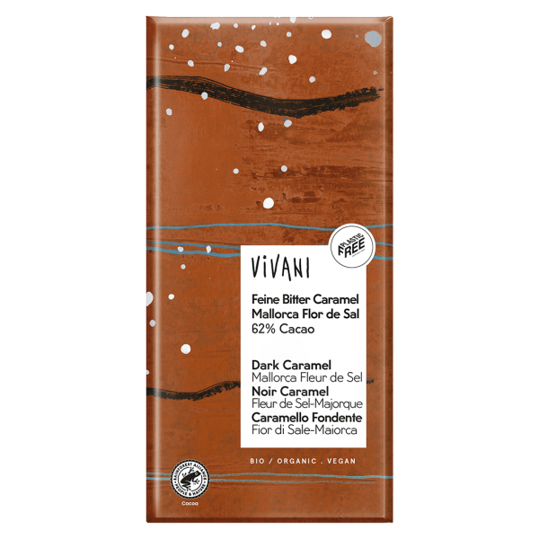 Vivani Bio Feine Bitter Caramel, 62% Cacao