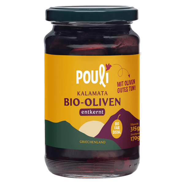 Pouli Bio Kalamata Oliven, entkernt