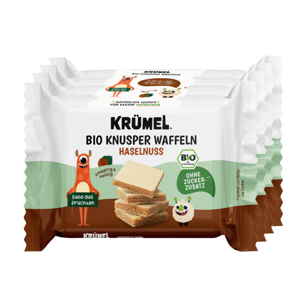 Krümel Bio Haselnusswaffeln