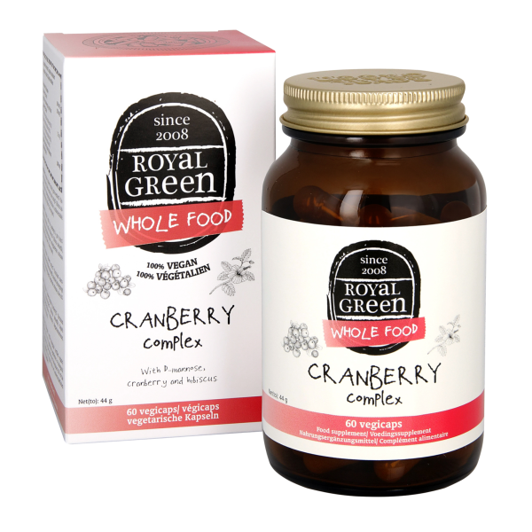 Royal Green  Bio Cranberry Kapseln mit D-Mannose, 60 Stück