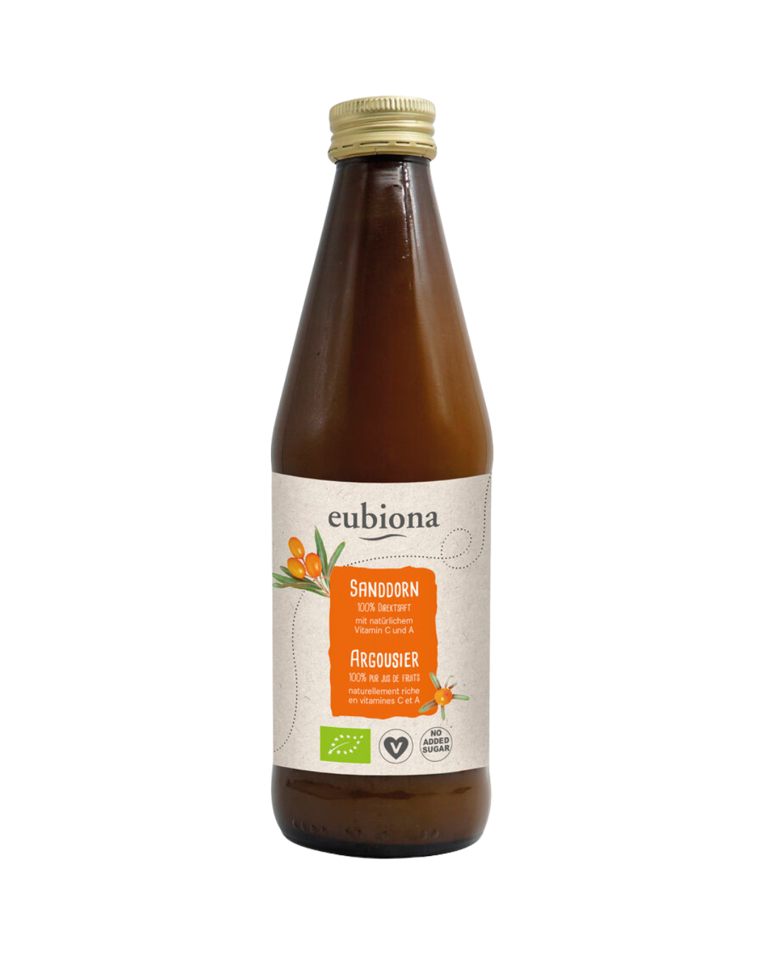 Bio Sanddornsaft ungesüßt