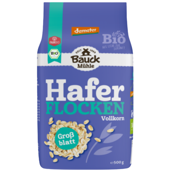 Bauckhof  Bio Demeter Haferflocken Großblatt