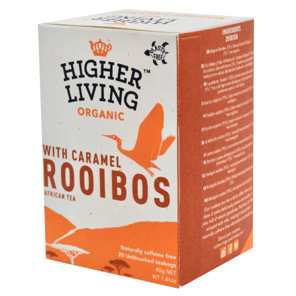 Higher Living Bio Rooibos Karamell, 20Btl