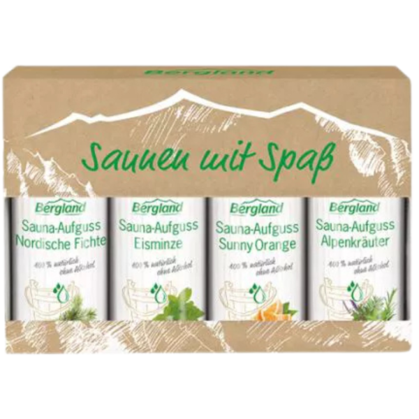 Bergland Saunen mit Spaß, 4 x 50ml