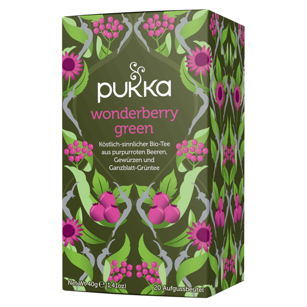 Pukka Bio Wonderberry Green Tee